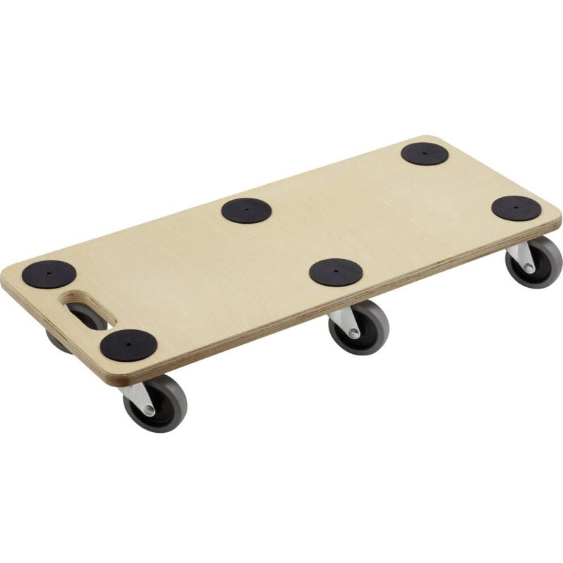 foto del prodotto meister werkzeuge piattaforma con ruote legno capacit di carico max. 300 kg 0821420