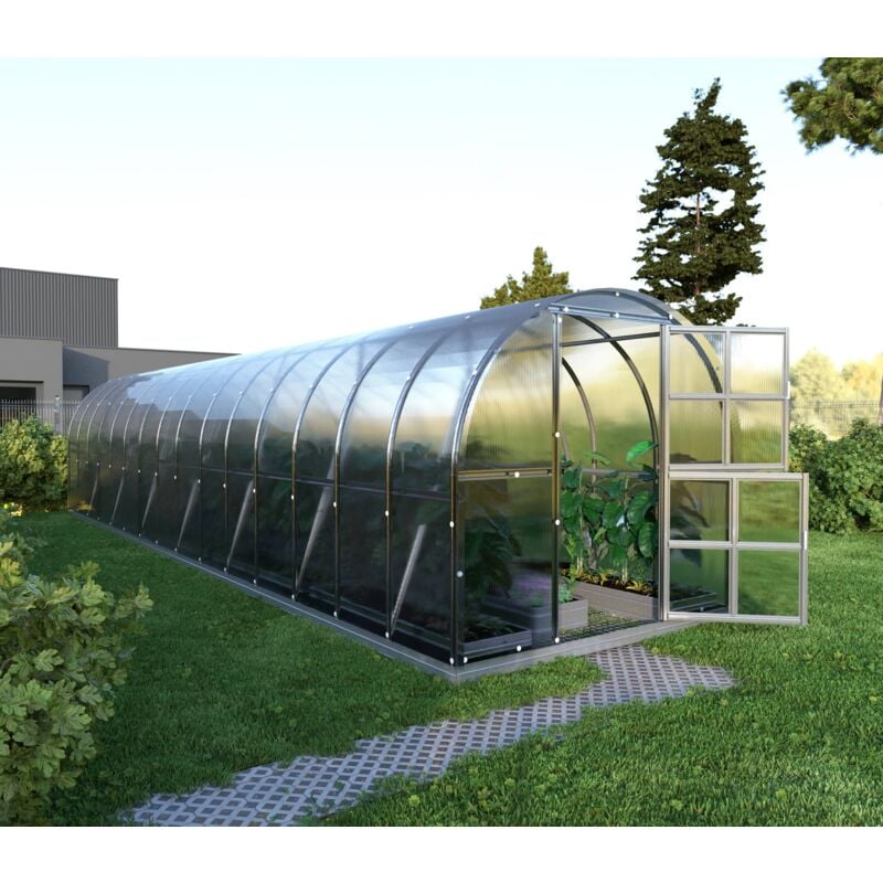 foto del prodotto meistro kodas serre da giardino robuste klasika arch 3 x 12 m 36 m , 6 mm con rivestimento in policarbonato