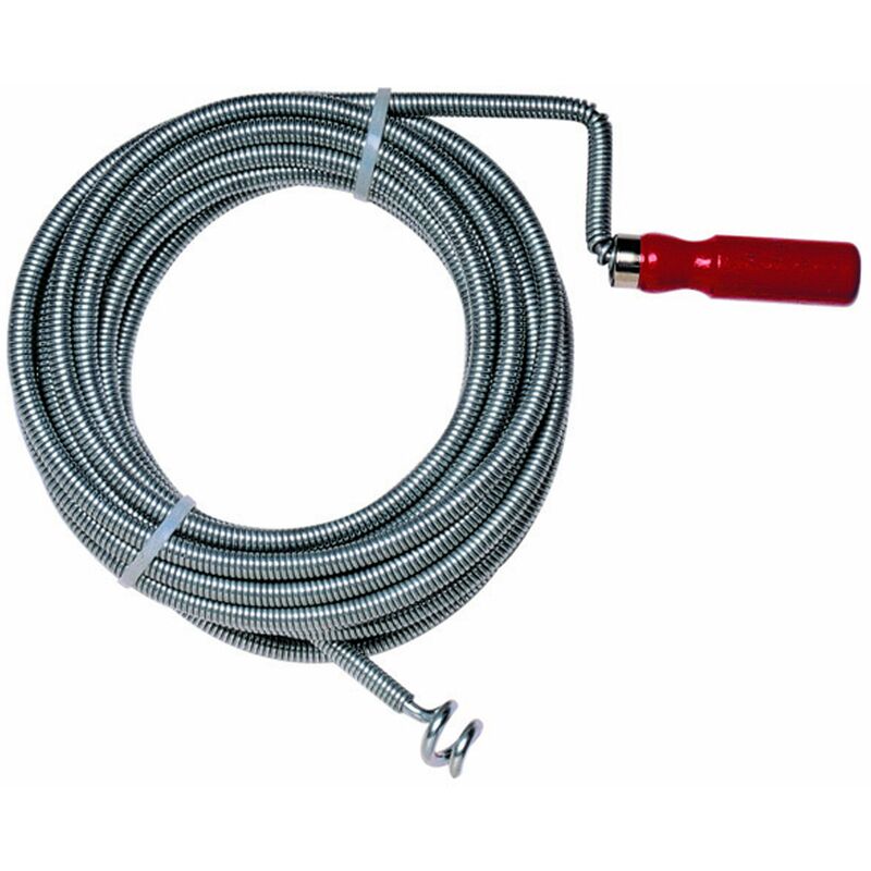 foto del prodotto mejix tubo per la pulizia di tubi di scolo, argento silver , d boucheur canalisation 700 20, 7.00 m, 8 mm, senza profumo, solido, rimuove gli
