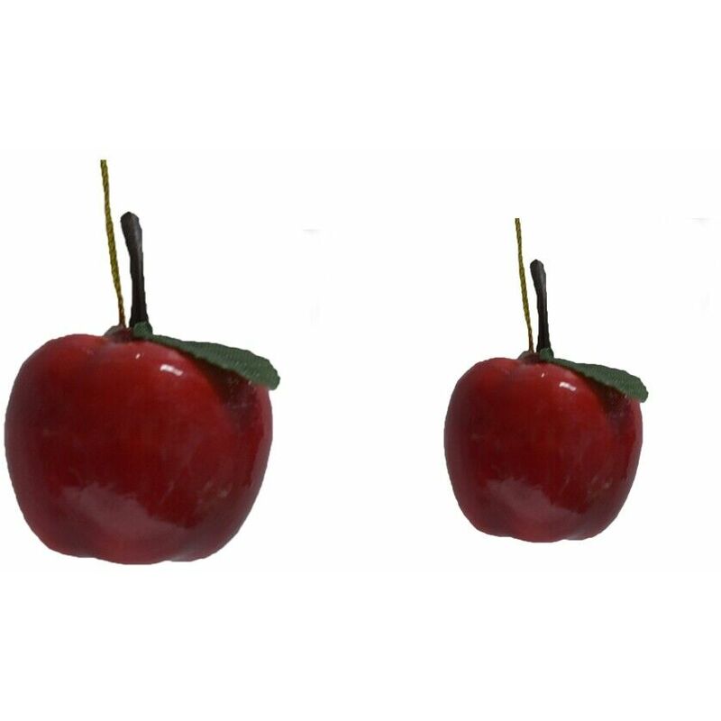 foto del prodotto mela rossa palline decorazioni natalizie addobbi per albero di natale allestimen grande e piccolo piccola