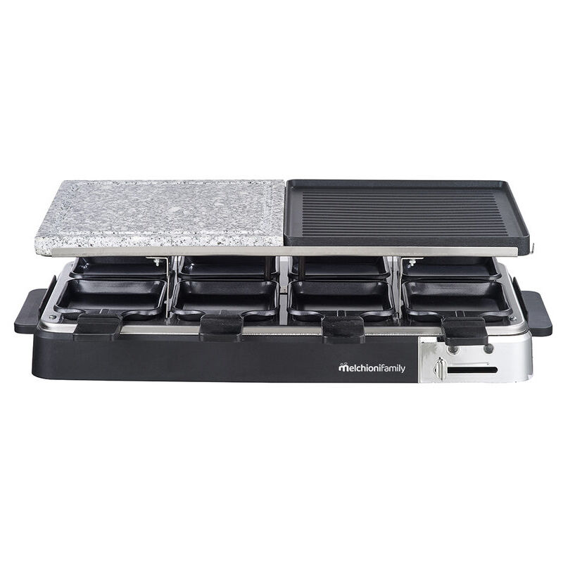 foto del prodotto melchioni 118380036 olimpia set piastra e pietra per raclette