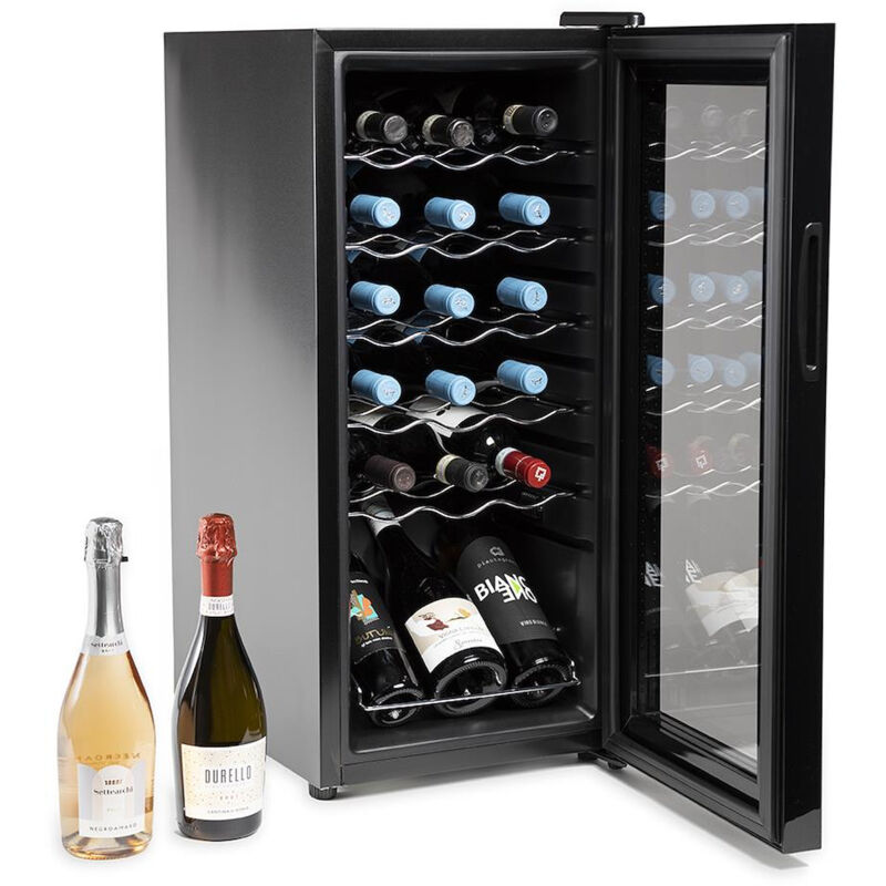 foto del prodotto melchioni family cantinette vino vermentino capacit 18 bottiglie colore nero