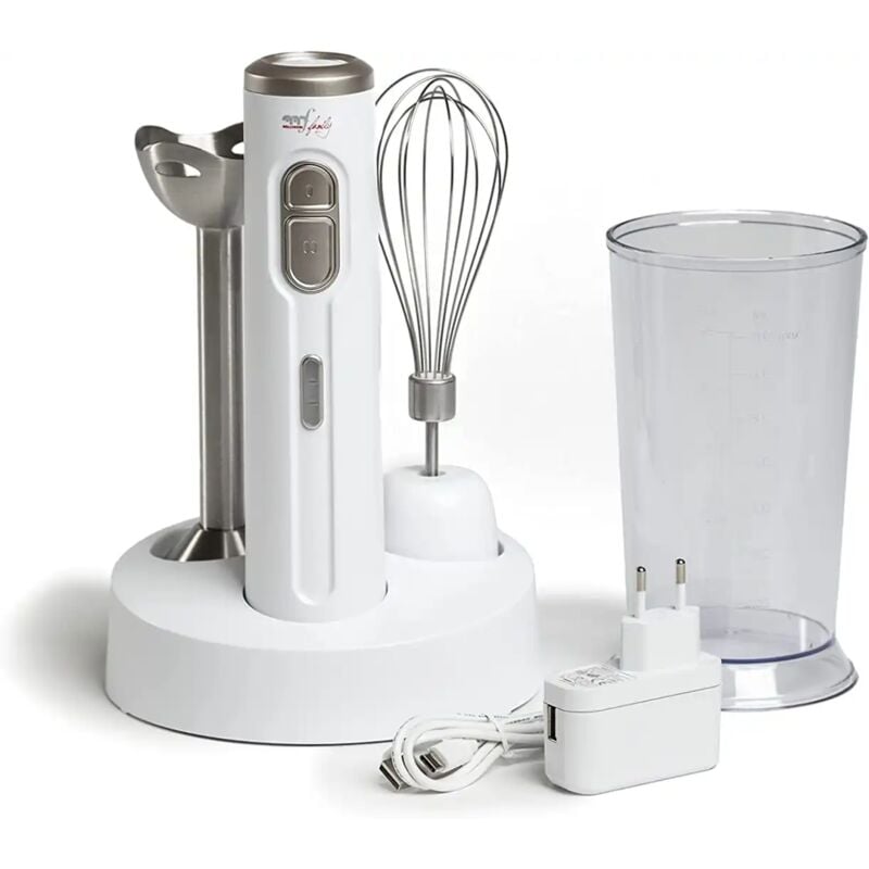 foto del prodotto melchioni frullatore a immersione cordless mixxxo topclass 2 velocita potenza 200w