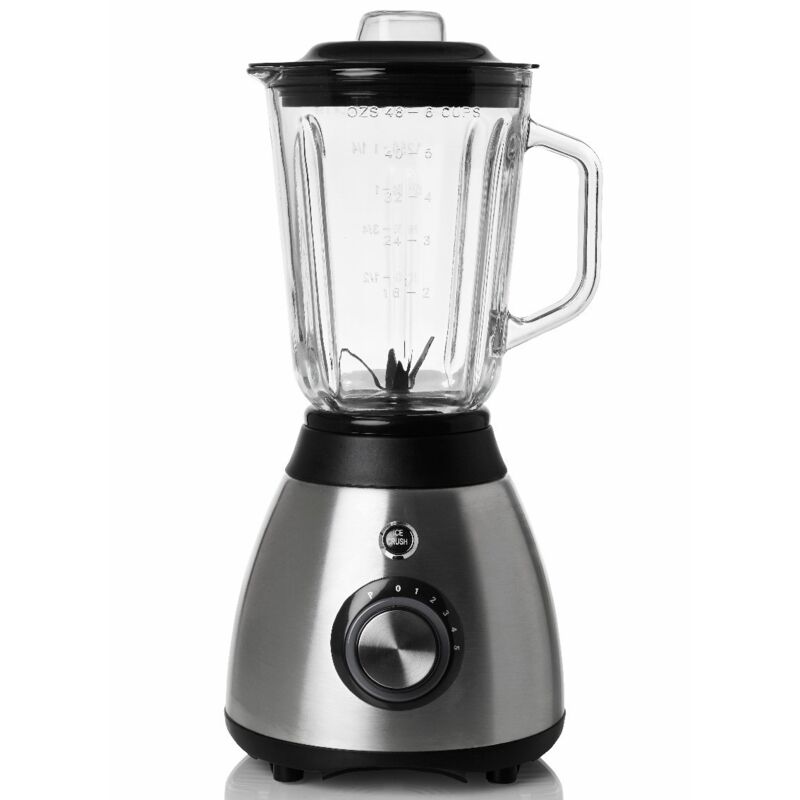 foto del prodotto melchioni - frullatore con bicchiere in vetro 600w frullo glass family
