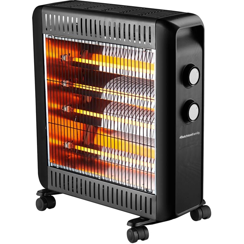 foto del prodotto melchioni - stufa ad infrarossi magma con resistenza al quarzo, 2 regolazioni, 2200w, ipx4, per uso esterno