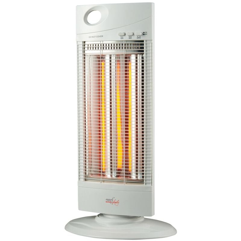 foto del prodotto melchioni - stufa stufetta elettrica carbonio 500 1000w oscillante family