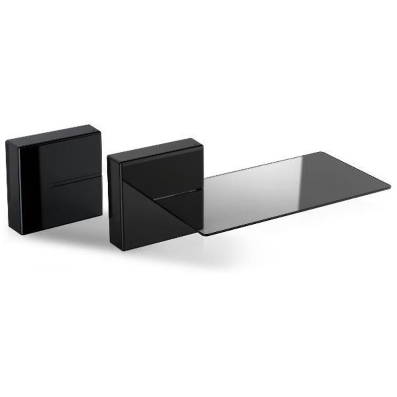 foto del prodotto meliconi - ghost cubes shelf sistema coprifili componibile, nero