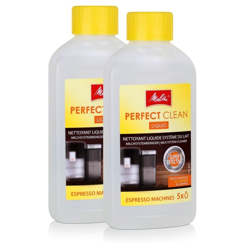 foto del prodotto melitta 2x lait nettoyant 250 ml perfect clean pour machine a caf 