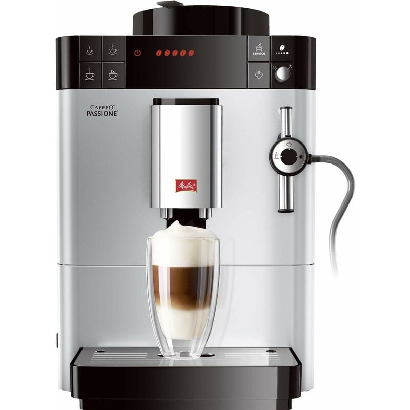 foto del prodotto melitta caffeo passione freestanding fully auto espresso machine 1.2l silver coffee makers freestanding, espresso machine, silver, lcd, 1.2 l,
