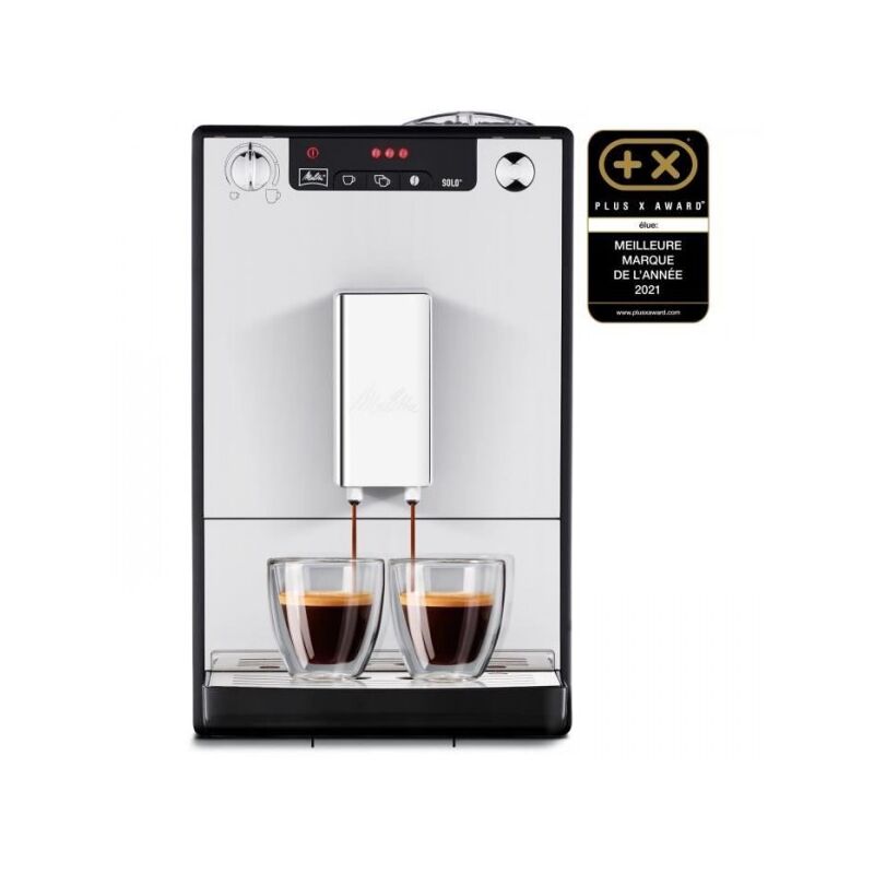foto del prodotto melitta e950 103 macchina per espresso automatica con macinacaff caffeo solo argento