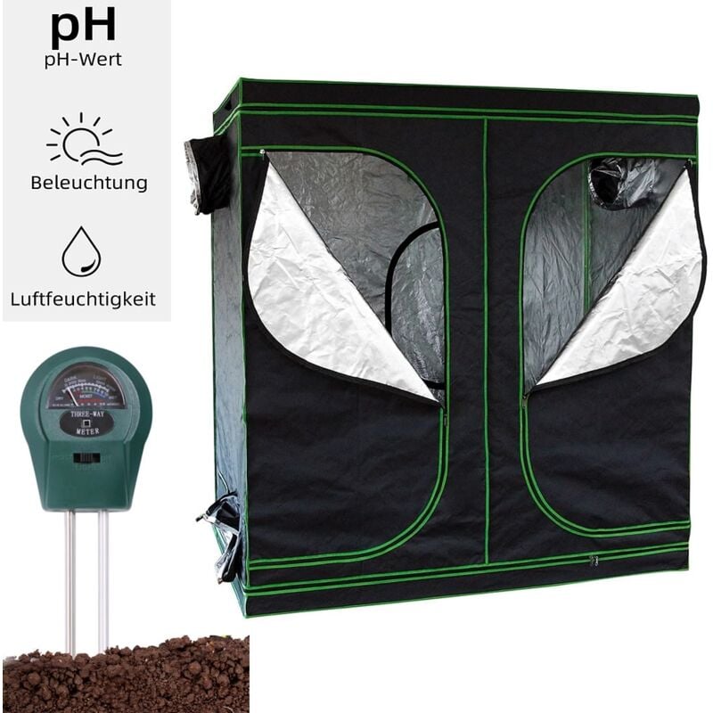 foto del prodotto melko growbox 240x120x200cm growing cabinet grow tent growroom camera oscura interna