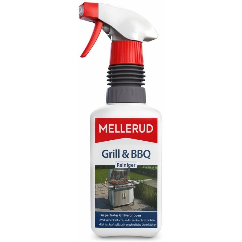 foto del prodotto mellerud chemie gmbh mellerud detergente per grill e barbecue, spray efficace per la rimozione di bruciato, grasso e incrostazioni, da 0,46 l