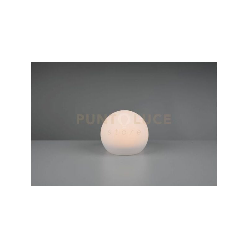foto del prodotto melo lampada da giardino led 0,5w 30lm, 3000k con picchetto solare effetto rgb con telecomando multifunzione d. 20cm ip 65