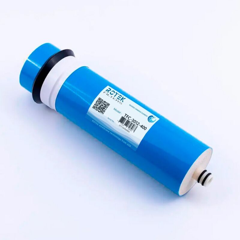 foto del prodotto membrana universale di osmosi inversa 400 gpd 3012 con film vontron, certificata ce