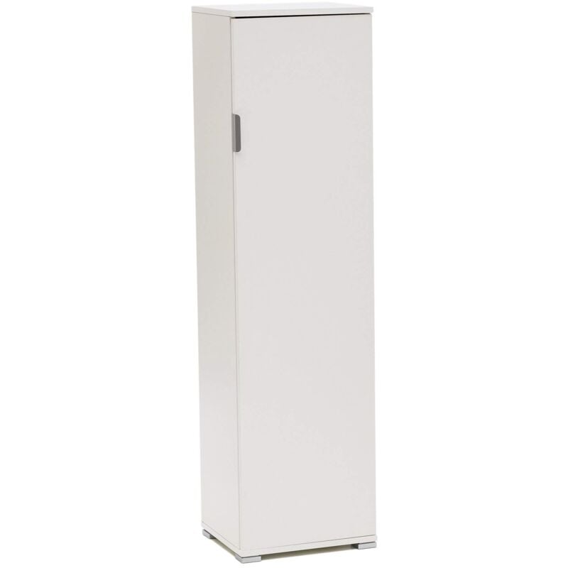 foto del prodotto memi me207bia portascope, 3 piani rimovibili, legno, bianco, 151 x 33 x 40 cm