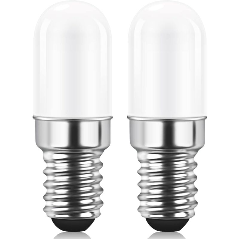 immagine 0 del prodotto memkey lampadina led e14 per frigo, 1,5w equivalenti a 15w, bianco caldo 3000k, lampadina per frigo, lampada di sale, macchina da cucire, non