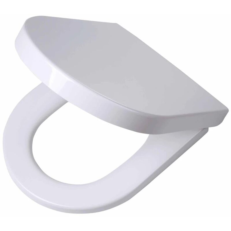 foto del prodotto memphis sedile per wc, acciaio inox, duroplast, bianco, 36 x 5,5 x 45 cm tiger