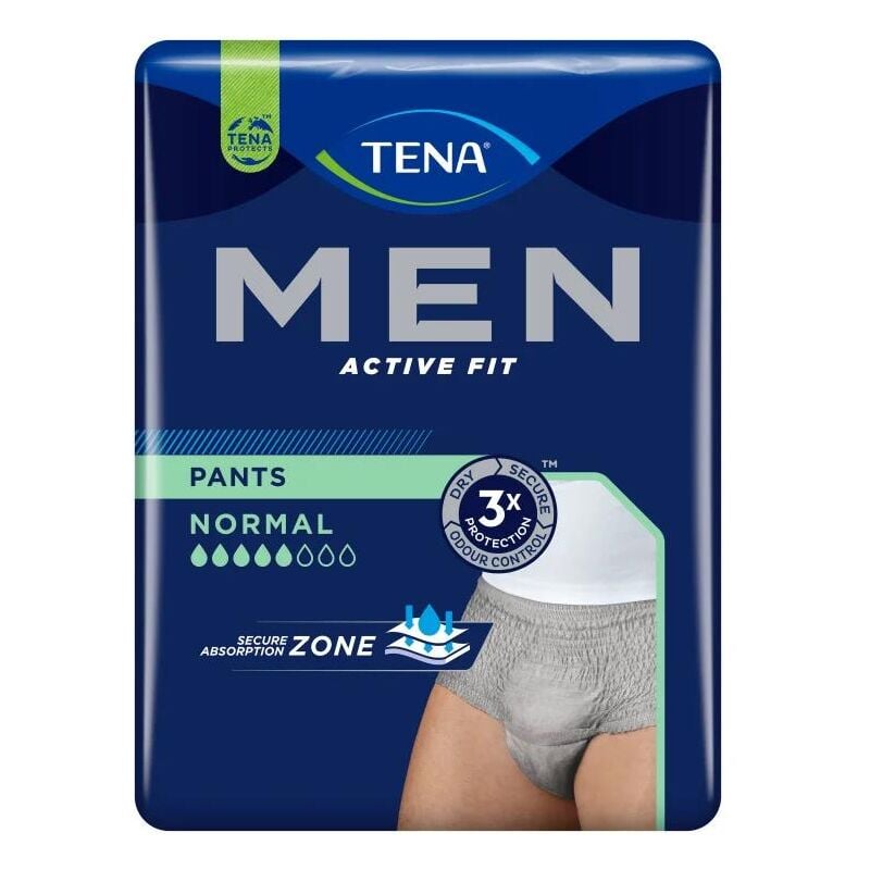 foto del prodotto men active fit pants l xl 8 pezzi tena