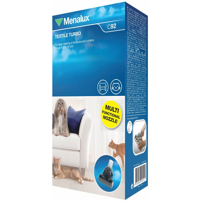 foto del prodotto menalux electrolux mini turbobrush c92 mini spazzola per aspirapolvere