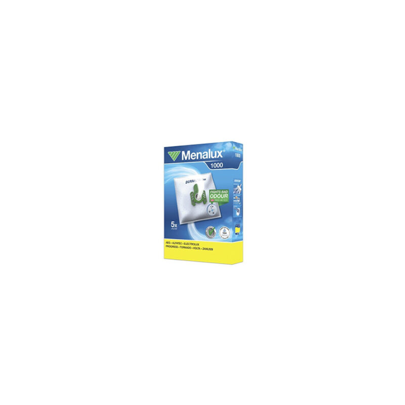 foto del prodotto menalux set di 5 1000 sacchi menica per aeg, electrolux, zanussi, tornado, volta 9001961326