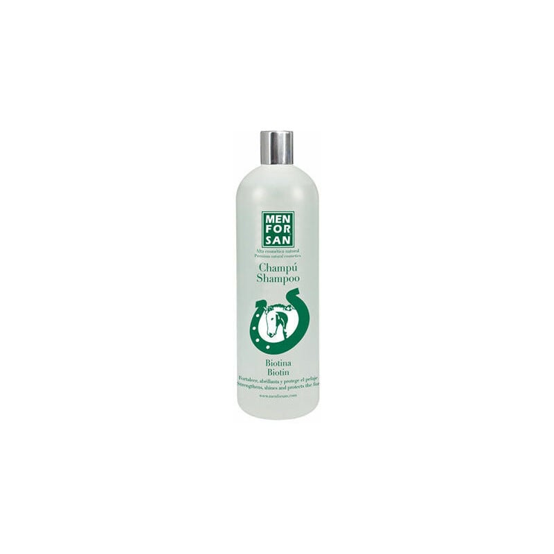 foto del prodotto menforsan 1l shampoo naturale con biotina per cavalli