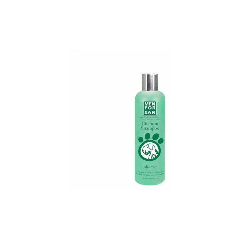 foto del prodotto menforsan shampoo per animali domestici cane aloe vera 300 ml