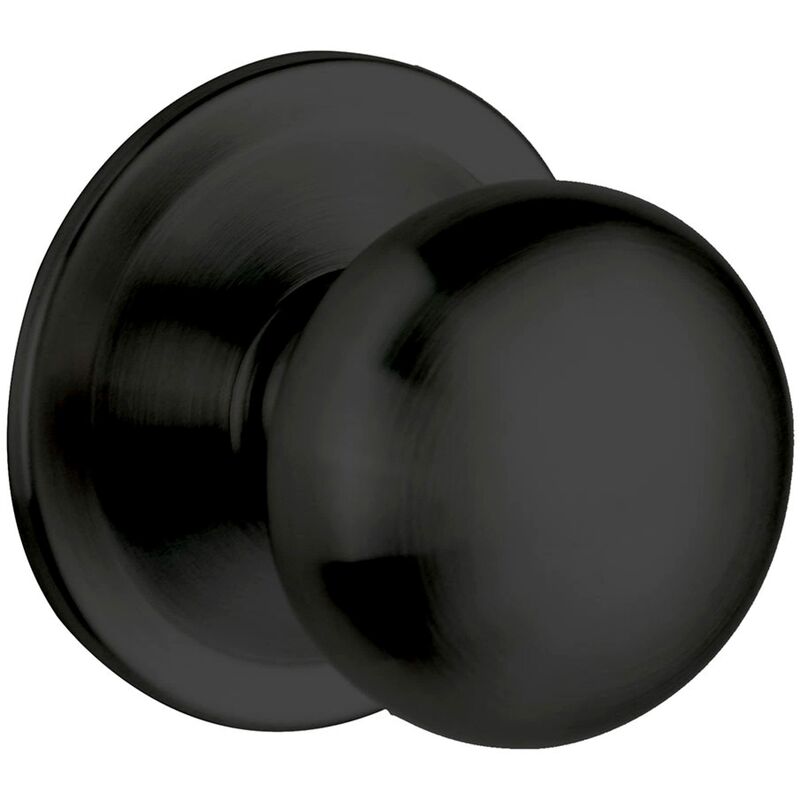 foto del prodotto mengual jandel pomello per porta di ingresso seta nero opaco, 50 mm