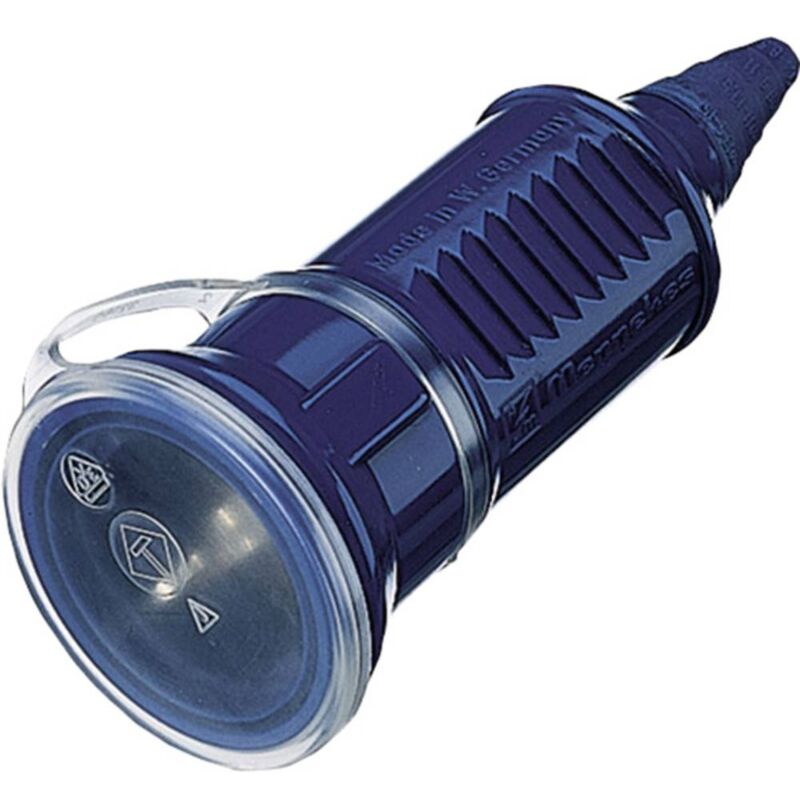 foto del prodotto mennekes 10843 presa di sicurezza plastica 230 v blu ip44