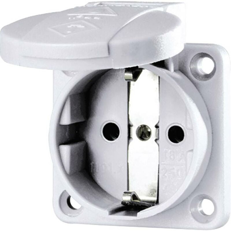 foto del prodotto mennekes 11010 1 parte presa da pannello ip54 grigio