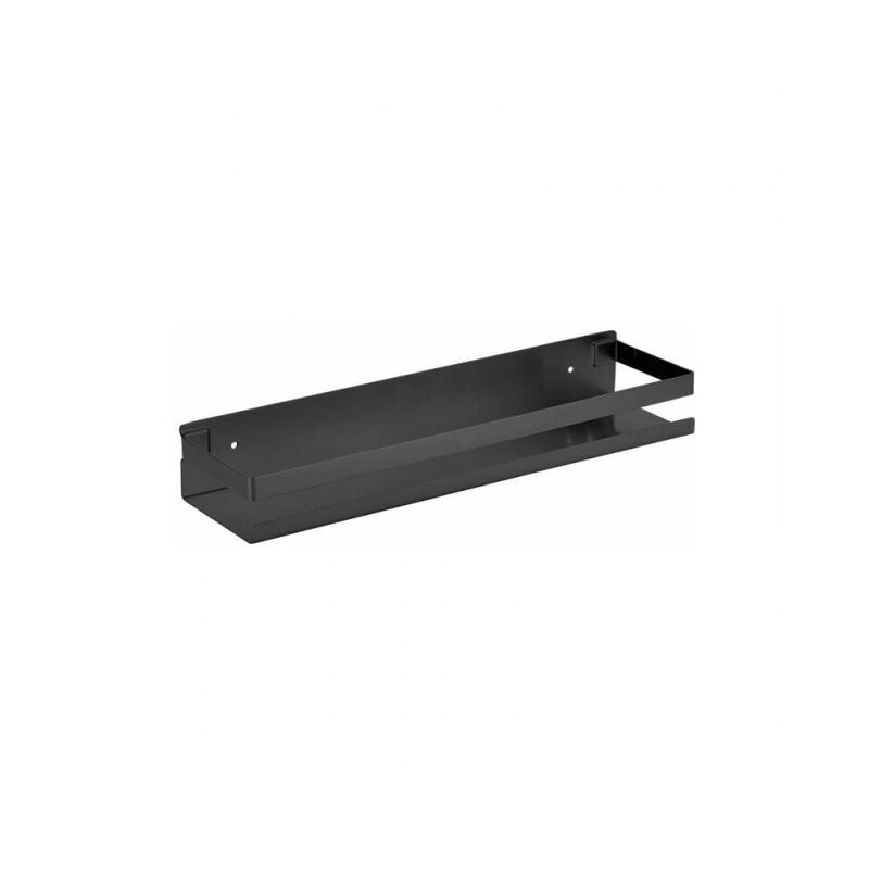 foto del prodotto mensola a muro 40 cm mensola per doccia moderna per bagno sus304 in acciaio inossidabile nero