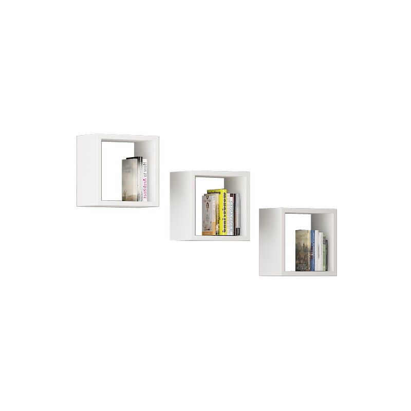 foto del prodotto mensola a muro akord k25 bianco 25 cm 25x15x25 cm