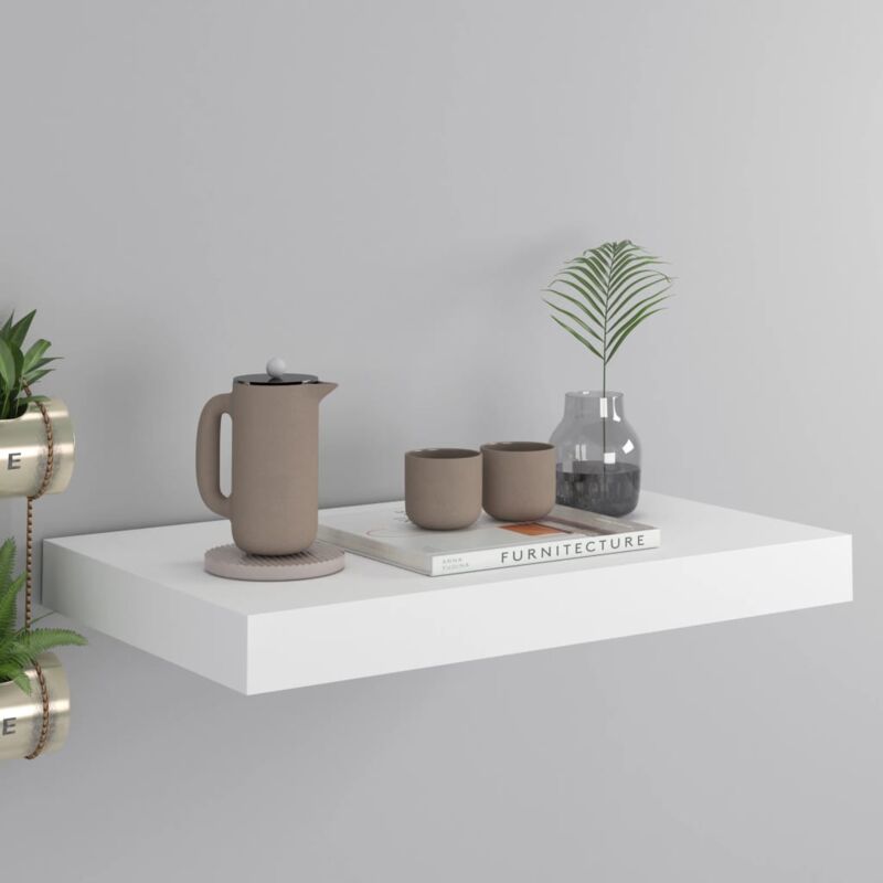 foto del prodotto mensola a muro ideale per ogni ambiente 40x23x3,8cm disponibili in vari colori colore bianco