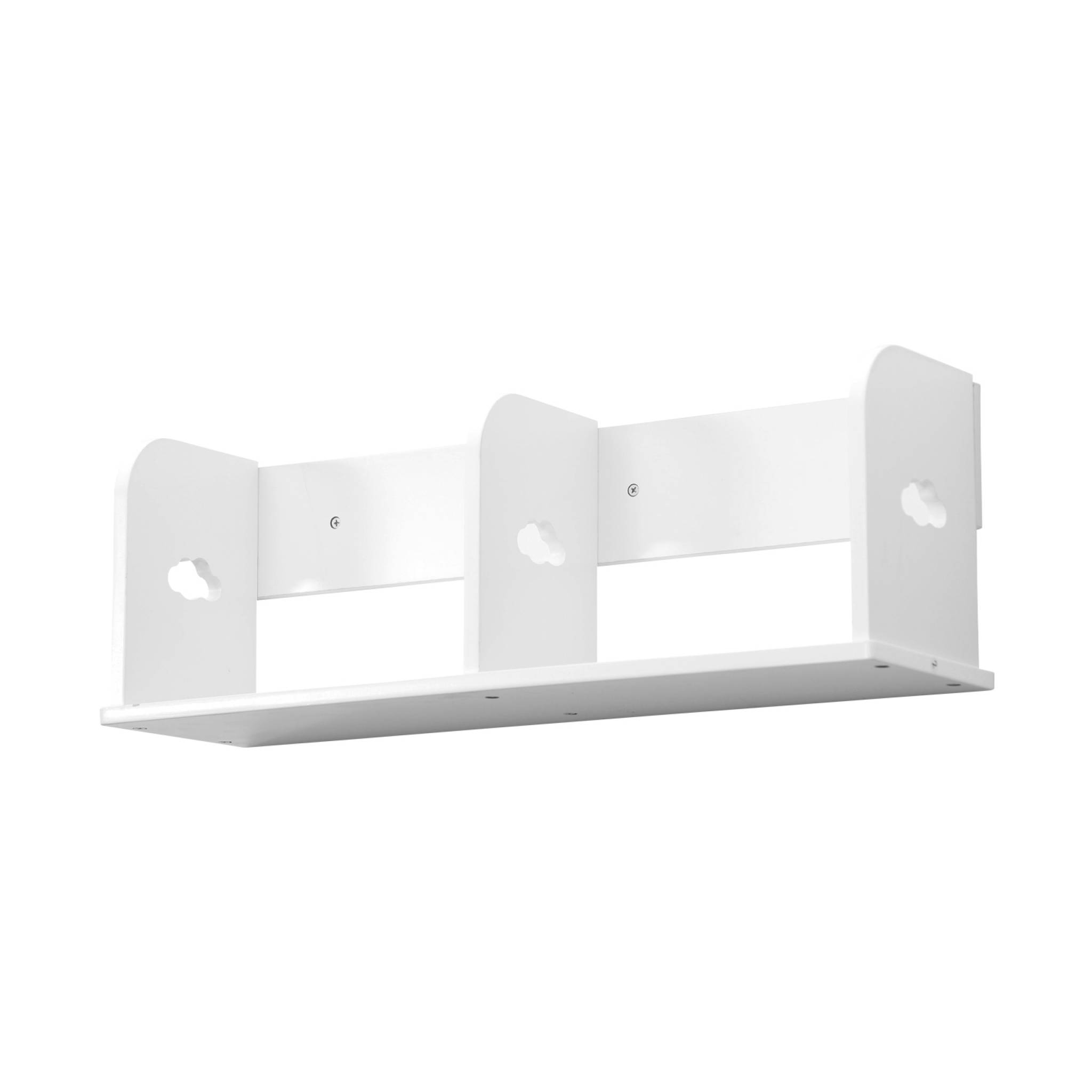 foto del prodotto mensola a muro per cameretta, 60cm, bianco