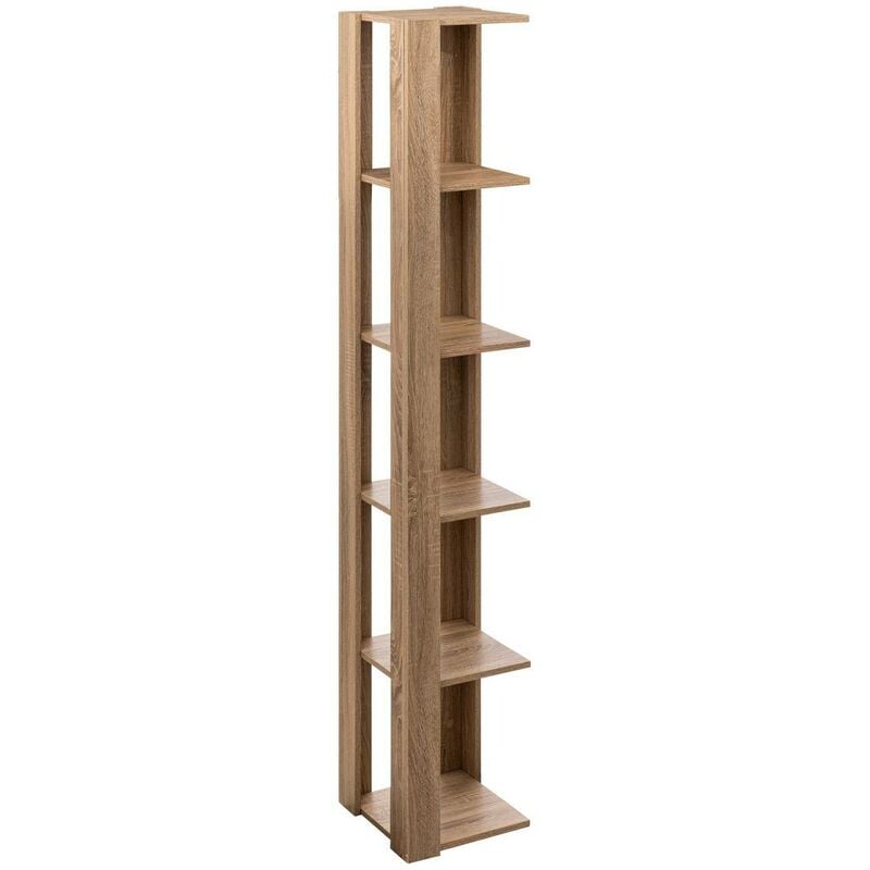 foto del prodotto mensola angolare a colonna effetto rovere beige naturale 5five
