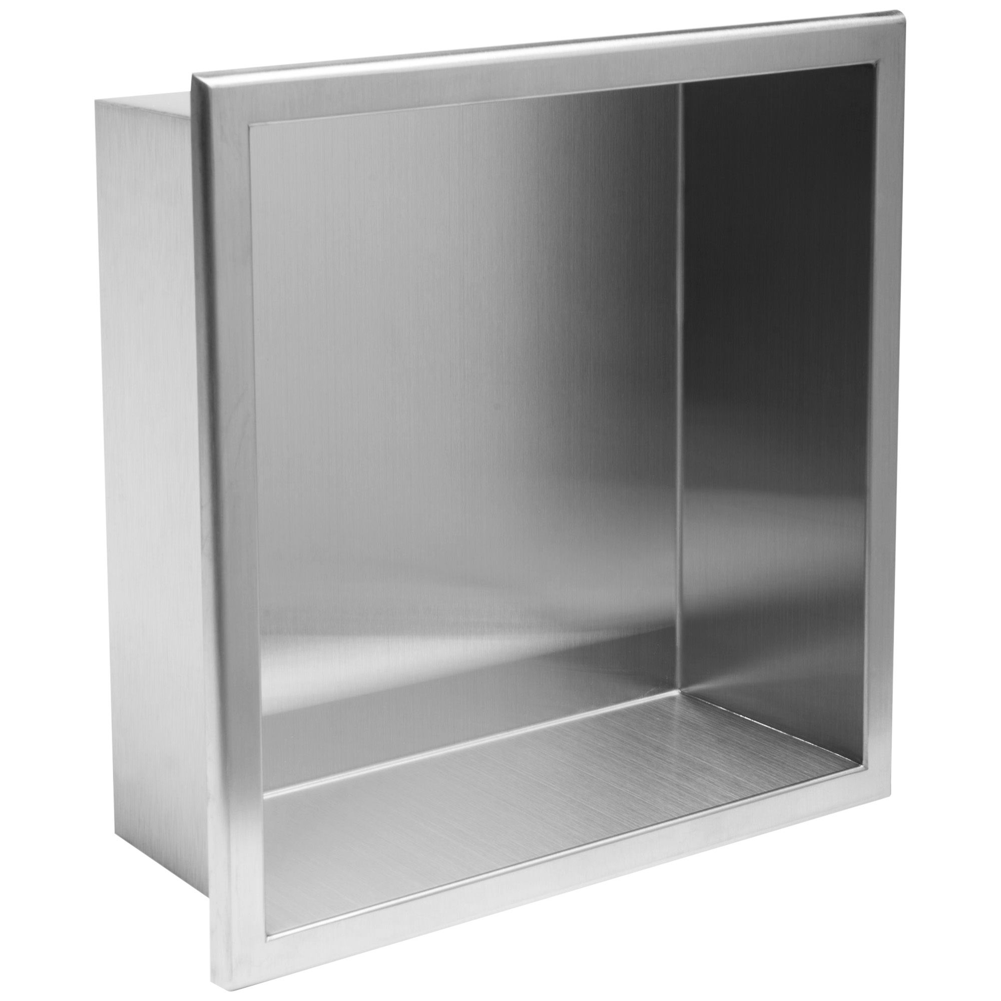 foto del prodotto mensola bagno 30x30 steel brush