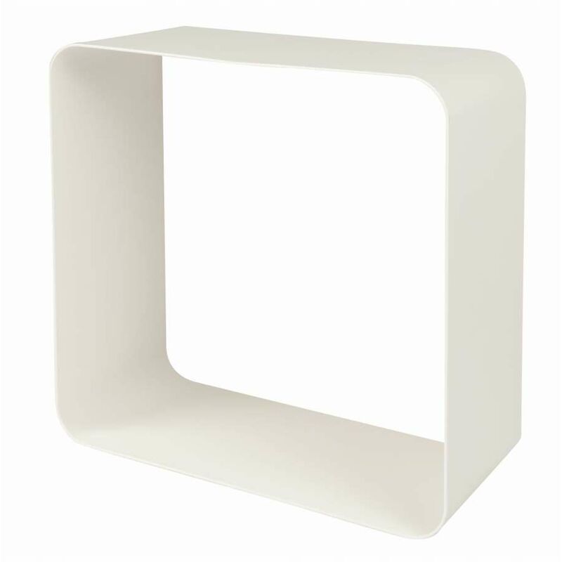 foto del prodotto mensola cubo metallo bianco