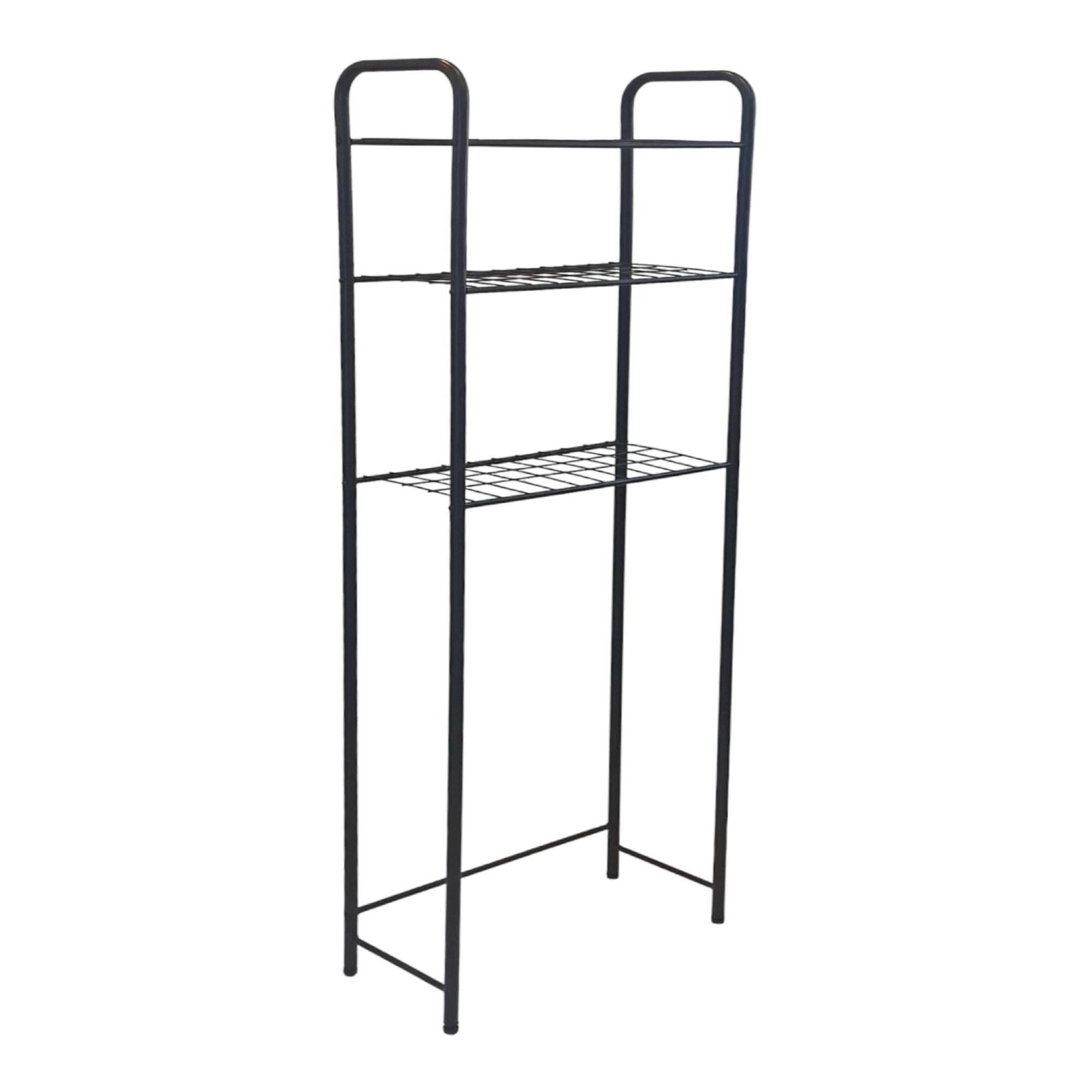 foto del prodotto mensola da bagno a 3 ripiani autoportante 161 x 525 x 245 cm nero 03 0007066