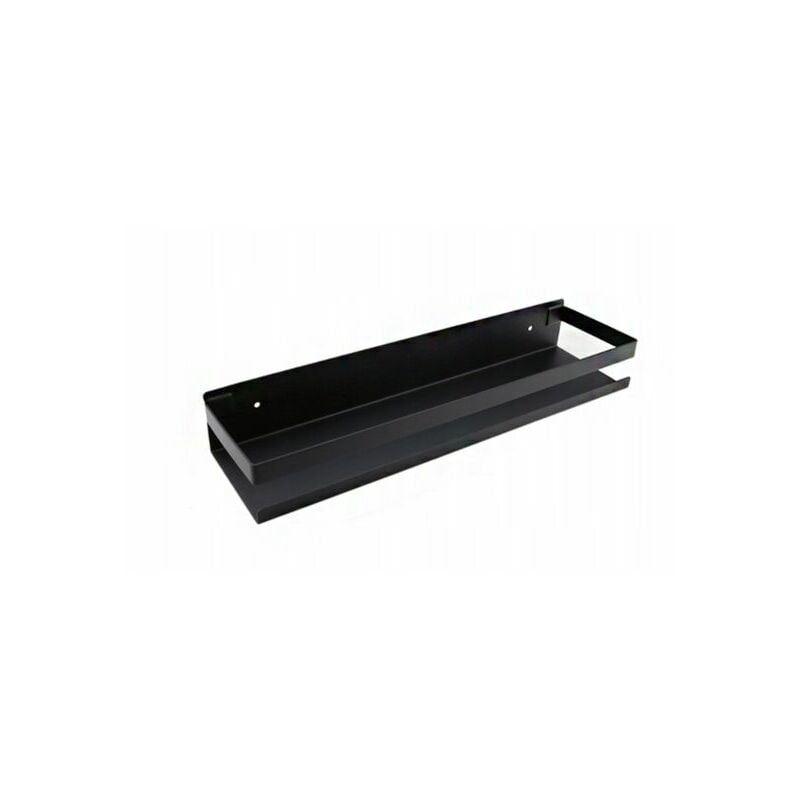 foto del prodotto mensola da cucina 40 cm design in acciaio inox senza foratura universale per bagno e cucina