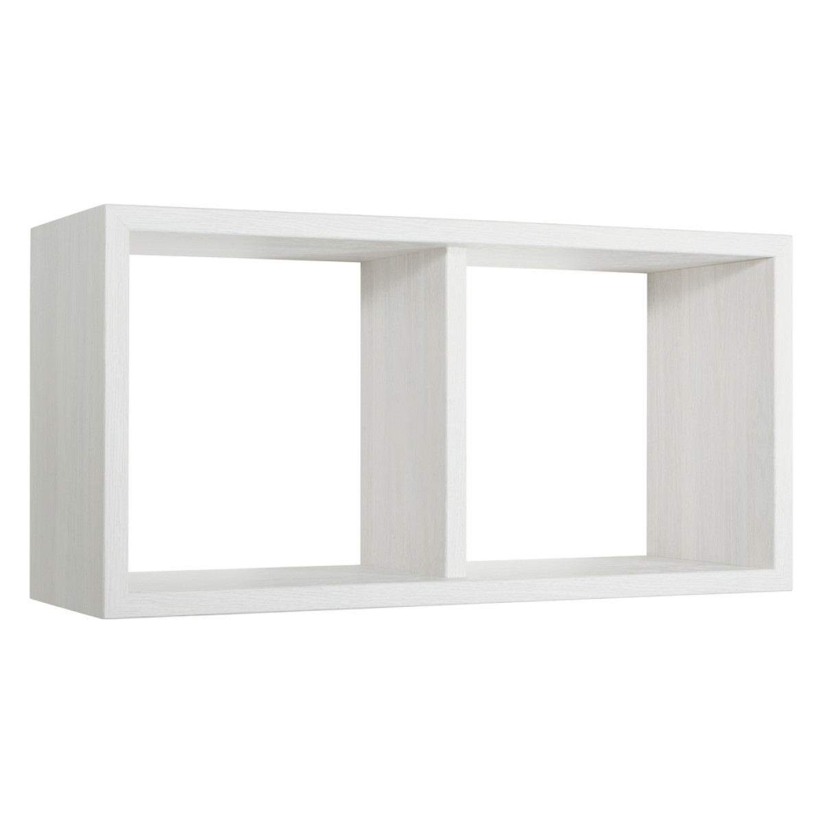 foto del prodotto mensola da muro in legno di design modello morgana maxi, misure 70x35 p23.7 cm. finitura rov. sbiancato made in italy