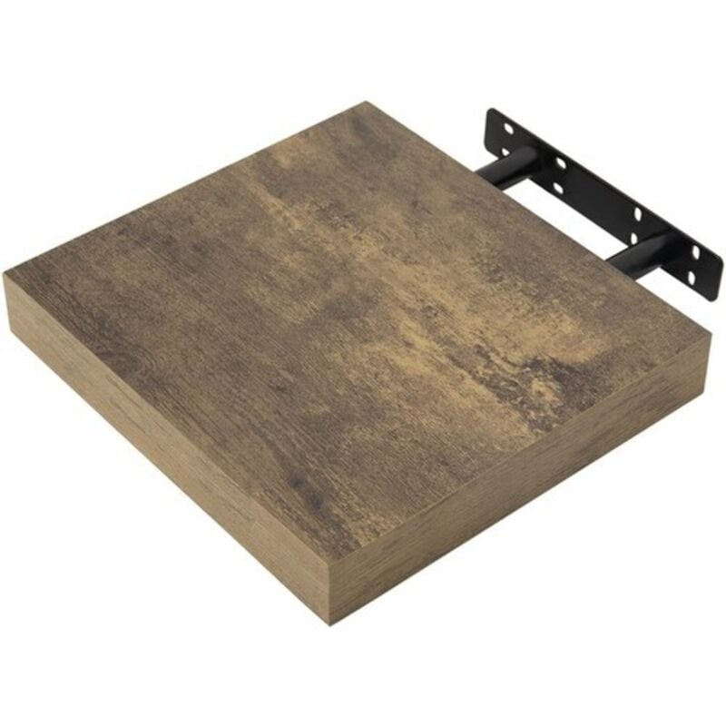 foto del prodotto mensola da muro scaffale libreria a parete decorazione per cucina marrone 25 cm woltu