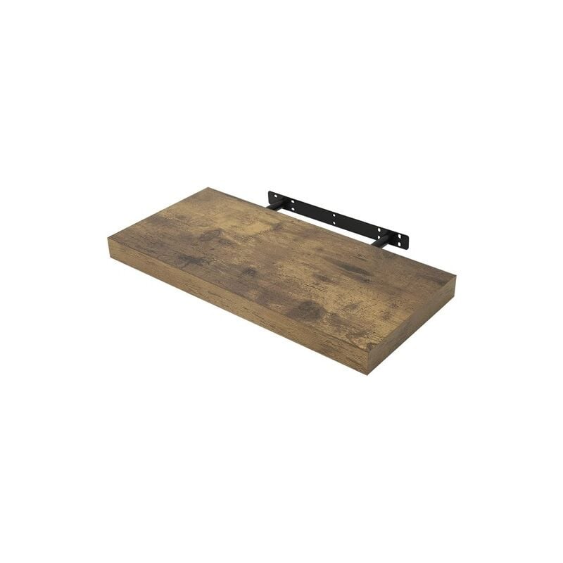 foto del prodotto mensola da muro scaffale libreria a parete decorazione per cucina marrone 40 cm woltu