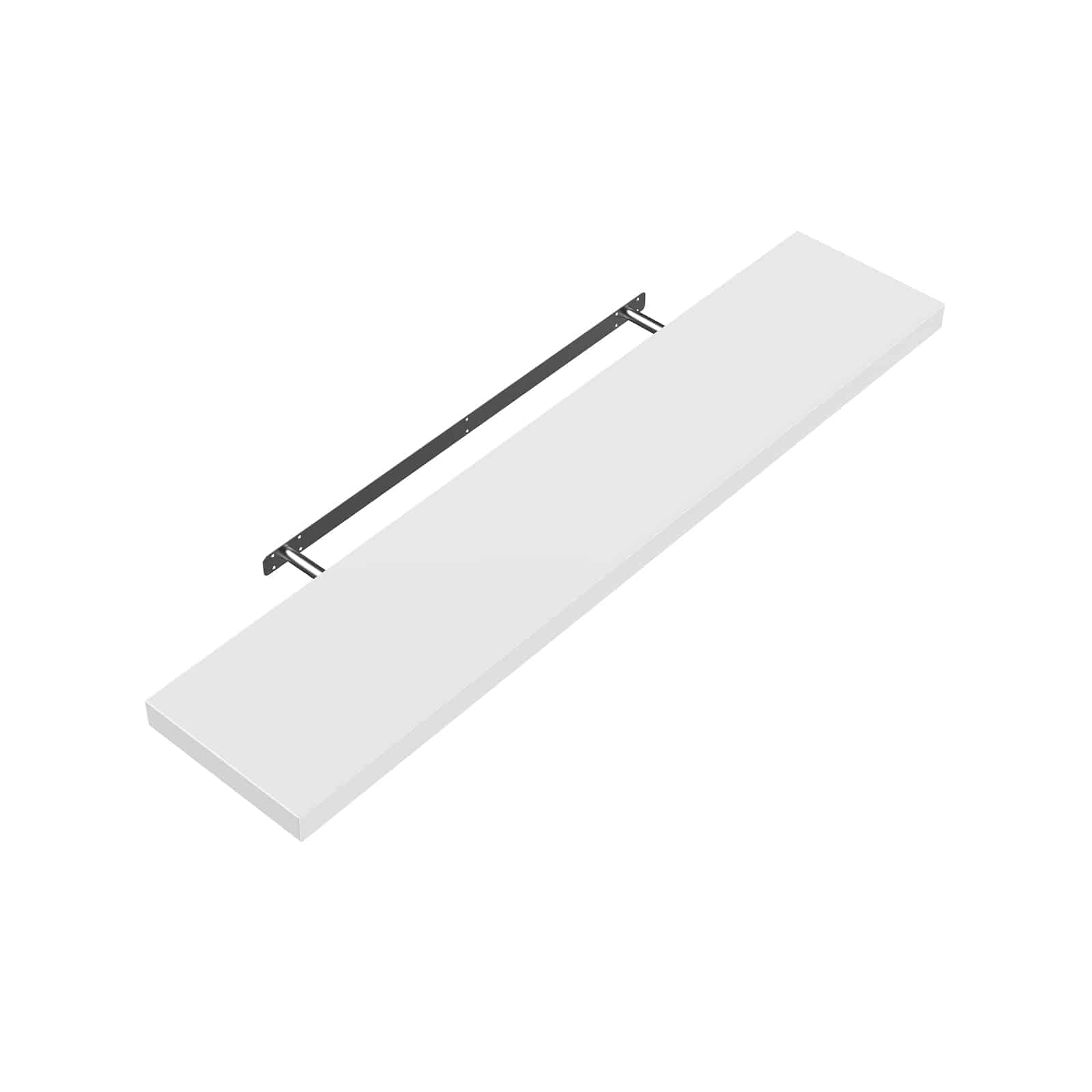 foto del prodotto mensola da parete 50cm bianco con supporto