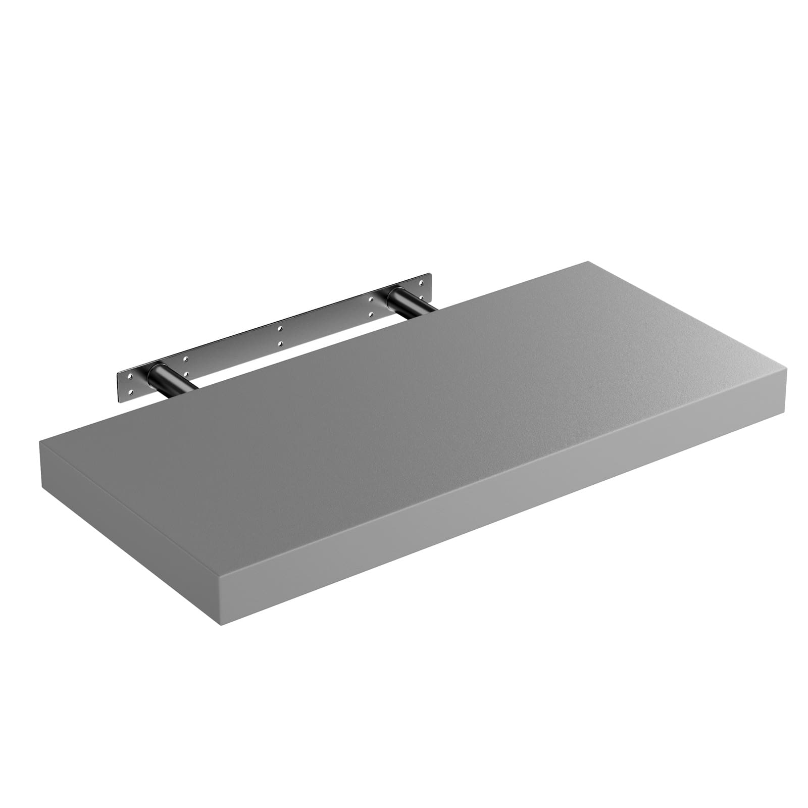 foto del prodotto mensola da parete 50cm grigio con supporto