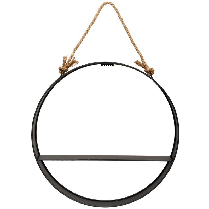 foto del prodotto mensola da parete moderna nera d55cm atmosphera cr ateur d int rieur