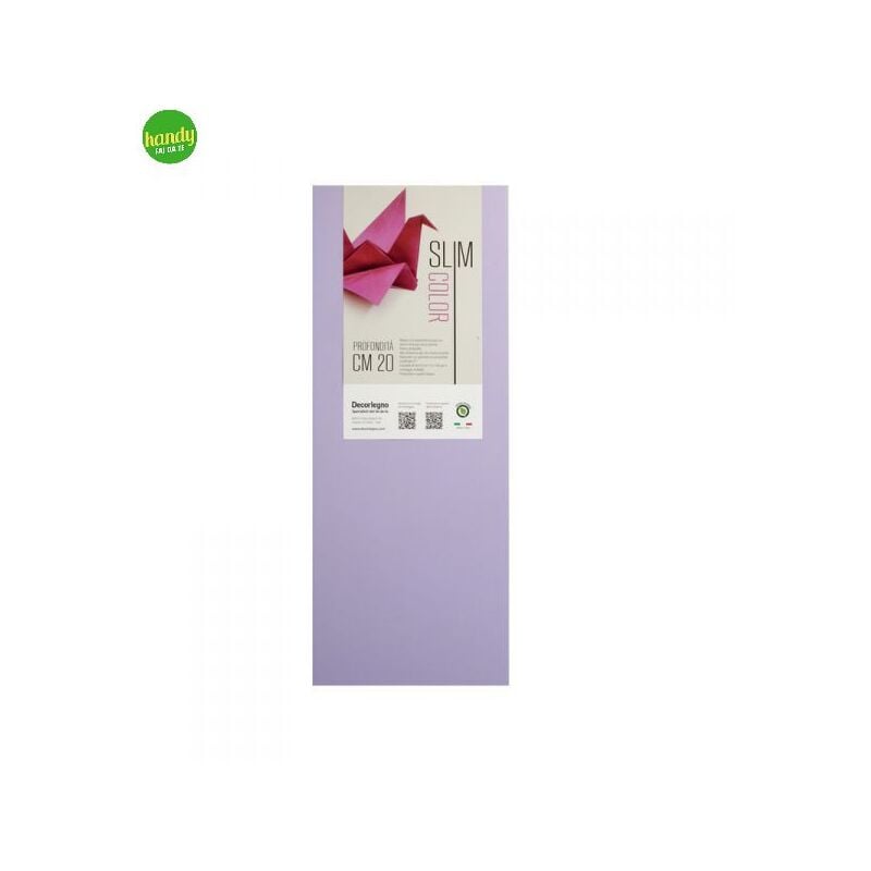 foto del prodotto mensola decorlegno color malva 40 x 20 x 1,8 cm