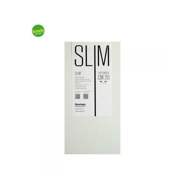foto del prodotto mensola decorlegno slim bianco 60 x 20 x 1,8 cm