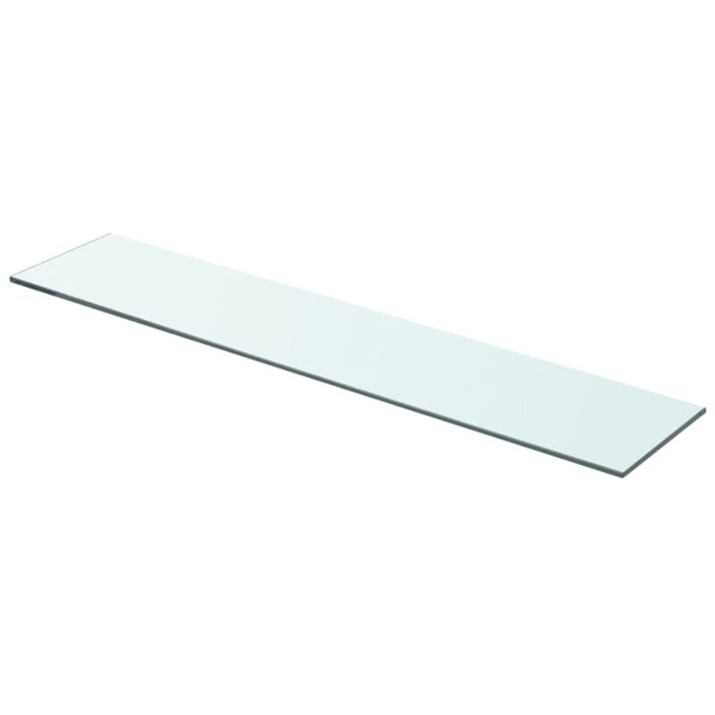 foto del prodotto mensola ideale per qualsiasisitanza in vetro trasparente varie misure dimensioni 70 x 15 cm