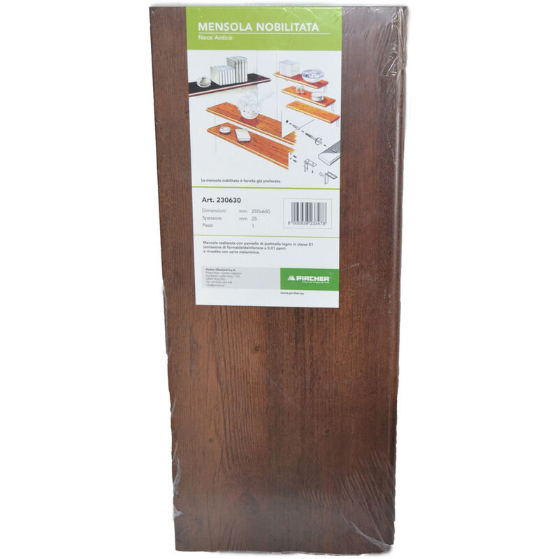 foto del prodotto mensola legno noce sc. 60x25