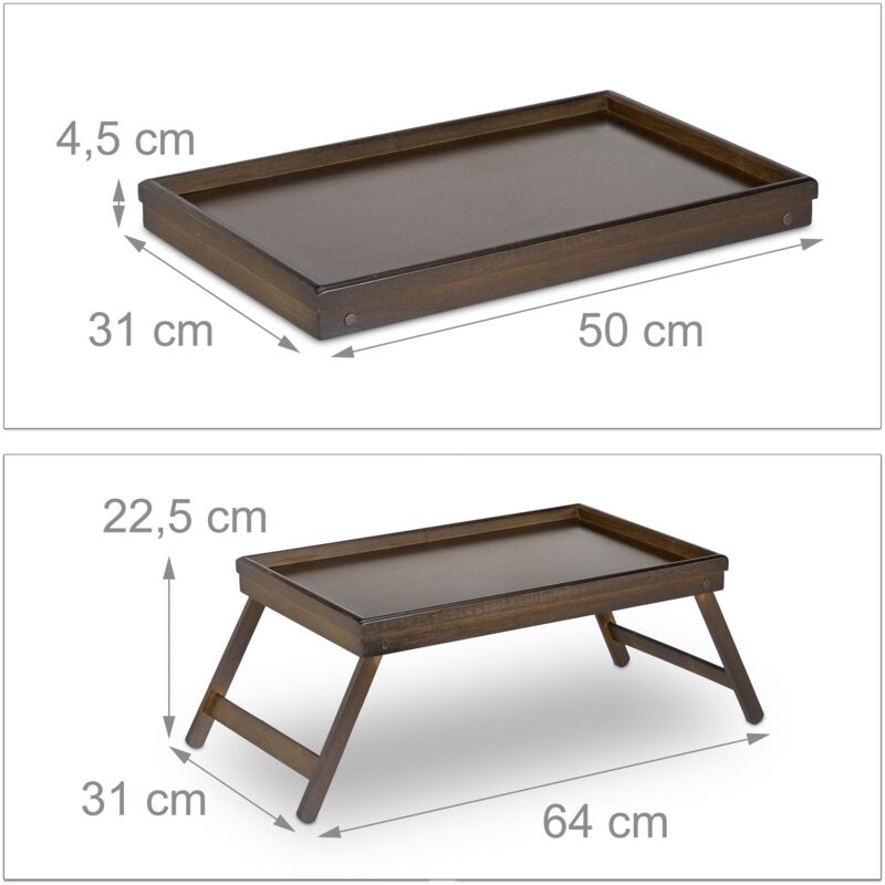 foto del prodotto mensola letto in bamb 50 cm legno marrone 130002746