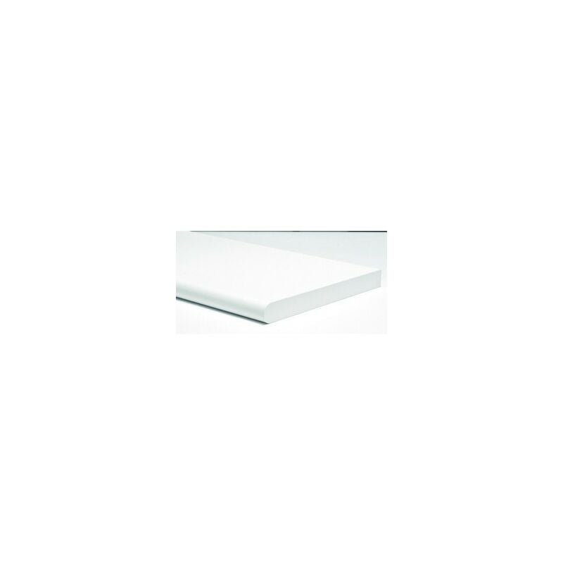 foto del prodotto mensola murale stondata bianca cm. 60x20x1,8 idroweb 6 pz